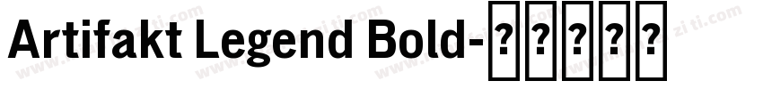 Artifakt Legend Bold字体转换